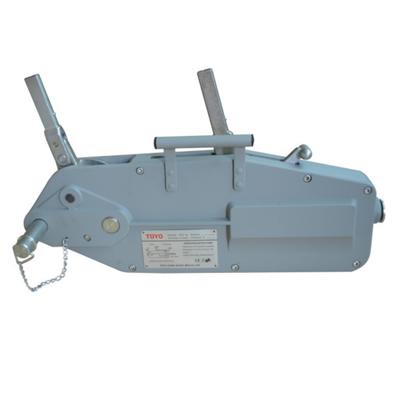 Wire rope winch