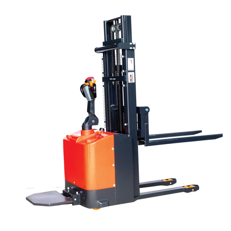 All-electric stacker truck